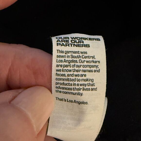 Los Angeles Apparel Alec Benjamin Flower Print Tour Black Hoodie. Unisex. - Picture 9 of 9